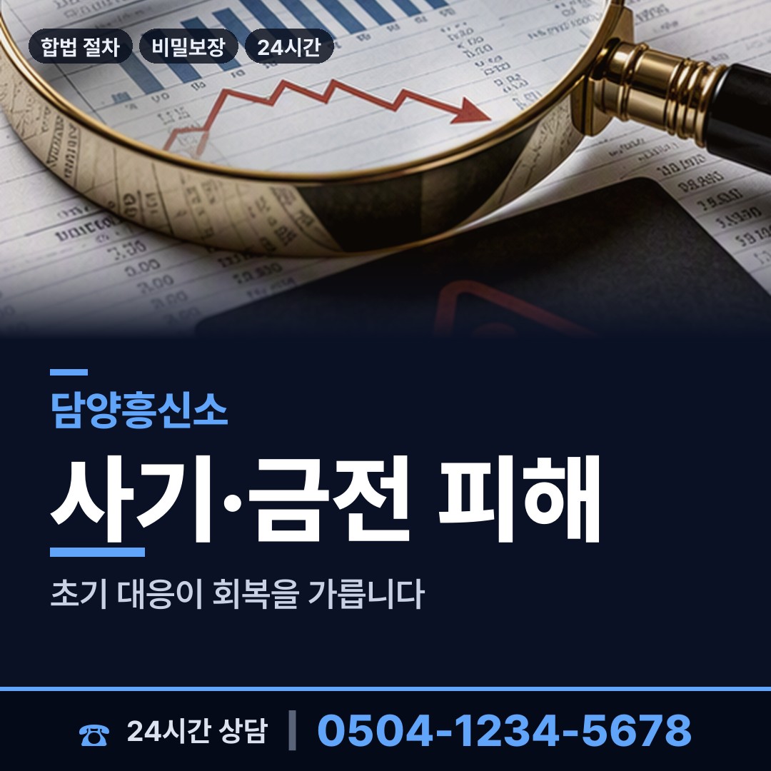 담양 봉산면 주말조사 상담 안내